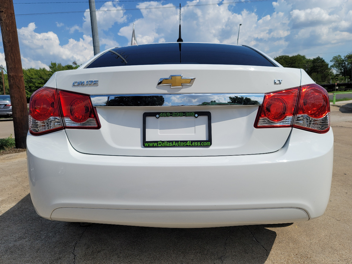 2012 WHITE Chevrolet Cruze 2LT (1G1PG5SC9C7) with an 1.4L L4 DOHC 16V TURBO engine, 6-Speed Automatic transmission, located at 2660 S.Garland Avenue, Garland, TX, 75041, (469) 298-3118, 32.885387, -96.656776 - Photo #4