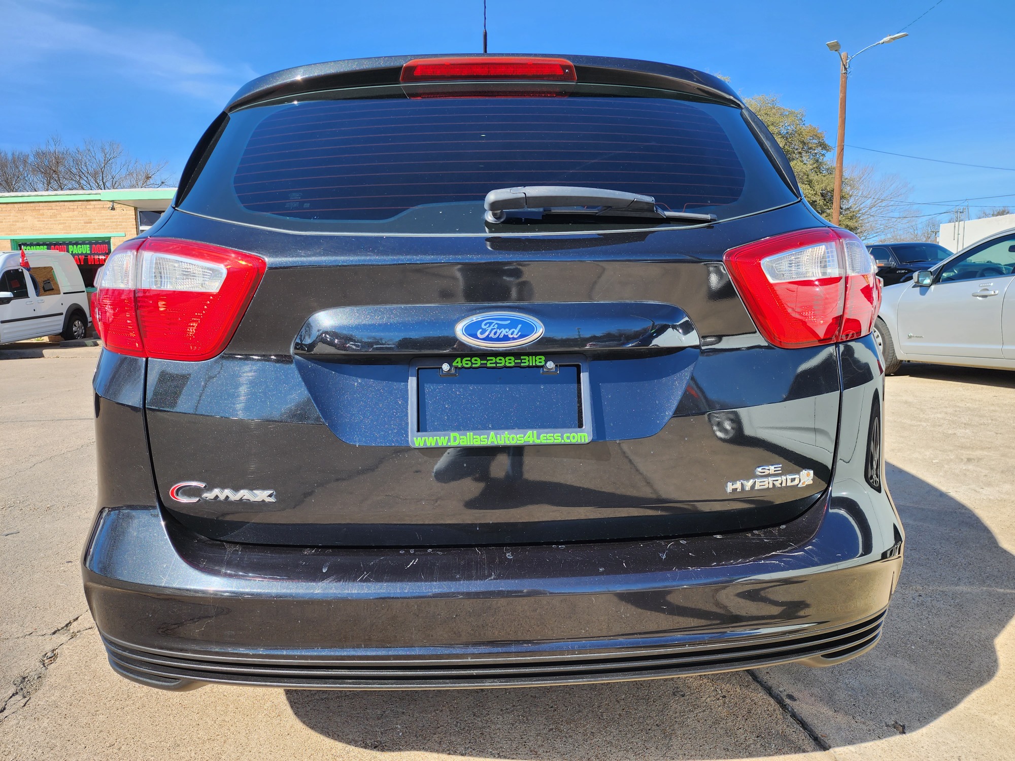 2015 BLACK METALLIC /BLACK Ford C-Max Hybrid SE (1FADP5AU7FL) with an 2.0L L4 DOHC 16V HYBRID engine, Continuously Variable Transmission transmission, located at 2660 S.Garland Avenue, Garland, TX, 75041, (469) 298-3118, 32.885387, -96.656776 - Photo #4