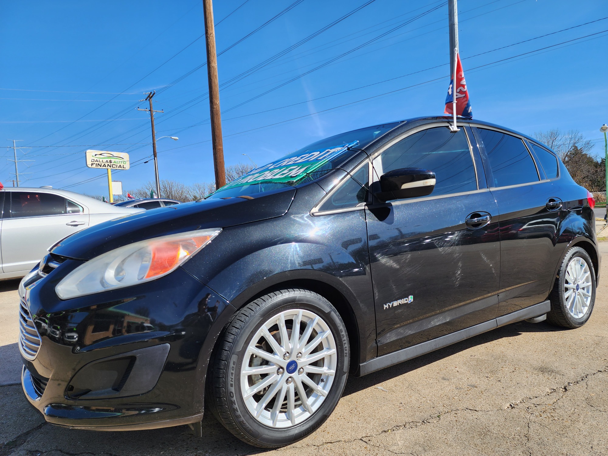 2015 BLACK METALLIC /BLACK Ford C-Max Hybrid SE (1FADP5AU7FL) with an 2.0L L4 DOHC 16V HYBRID engine, Continuously Variable Transmission transmission, located at 2660 S.Garland Avenue, Garland, TX, 75041, (469) 298-3118, 32.885387, -96.656776 - Photo #7